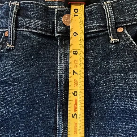 Mother The Insider Crop Step Fray Jeans in Sake To Me Stretch, Sz: 29